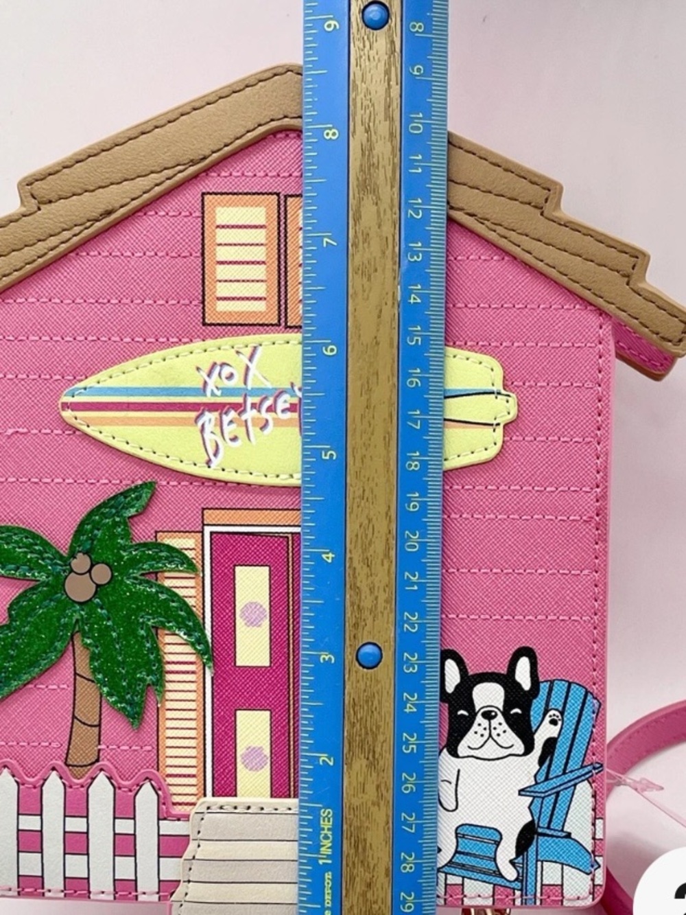 Betsey Johnson Dog Beach house Crossbody - Picture 10 of 11